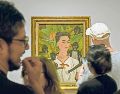 “Autorretrato con monos” de la pintora mexicana Frida Kahlo, pieza de la Colección Gelman. SUN