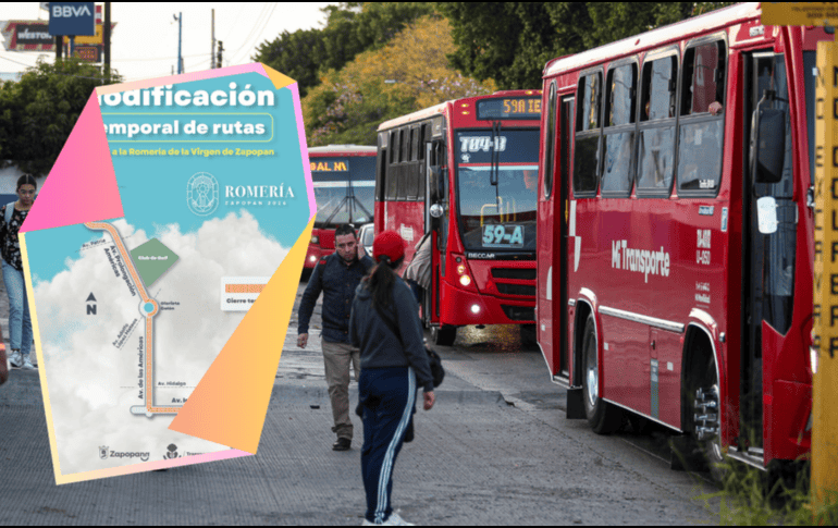 Toma tus precauciones con las modificaciones en transporte público de este domingo. ESPECIAL/ EL INFORMADOR/ ARCHIVO