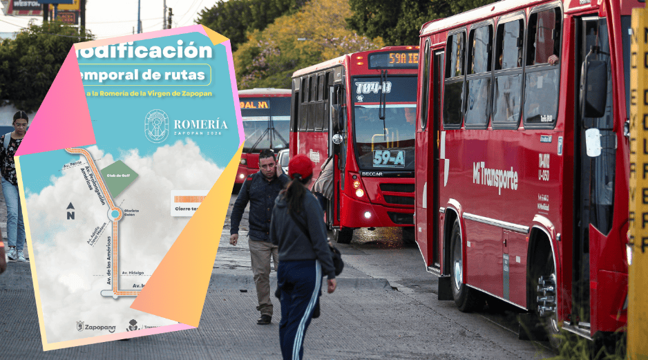 Toma tus precauciones con las modificaciones en transporte público de este domingo. ESPECIAL/ EL INFORMADOR/ ARCHIVO