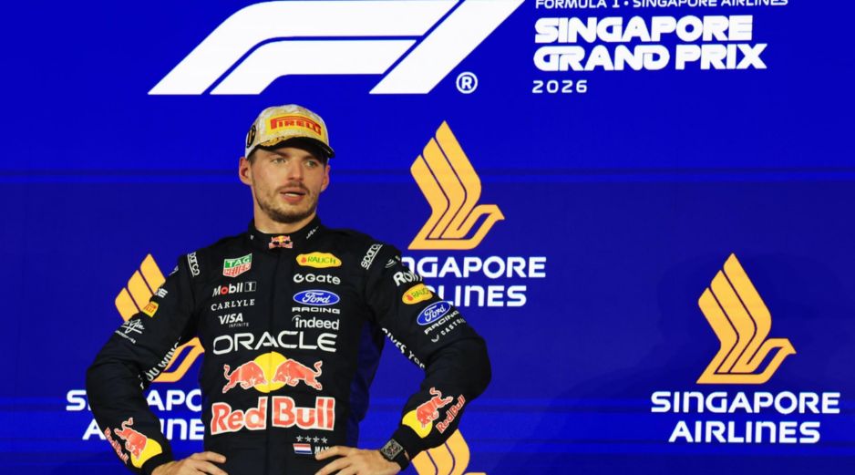 El neerlandés Max Verstappen (Red Bull) en el nocturno Gran Premio de Singapur EFE/F. Ismail