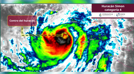La evolución del huracán y los cambios en su trayectoria e intensidad serán determinantes para las condiciones meteorológicas de las próximas horas en el occidente de México. CONAGUA