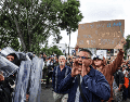 La Fiscalía de Jalisco puso en libertad a 12 de las 39 personas arrestadas durante los disturbios en la manifestación por el agua frente a Casa Jalisco. EL INFORMADOR/ARCHIVO