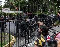 La Fiscalía de Jalisco informó que de las 39 personas detenidas por los disturbios registrados durante la manifestación por el agua realizada afuera de Casa Jalisco ya fueron liberadas 12. EL INFORMADOR/ A. Navarro