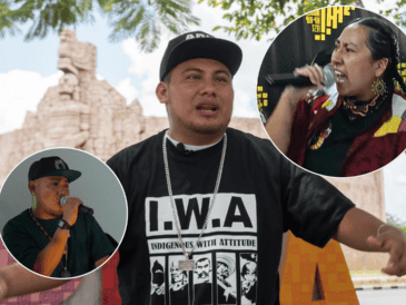 Los músicos participantes destacaron la flexibilidad de sus lenguas maternas para comunicar la realidad de sus pueblos y romper con las barreras lingüísticas. EFE / Cuauhtémoc Moreno