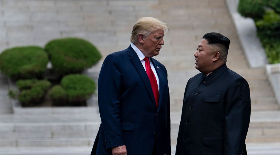 Aunque Trump y Kim Jong-un no se ven cara a cara desde el 2019, la posibilidad de que esto ocurra siempre está presente. AFP/ARCHIVO