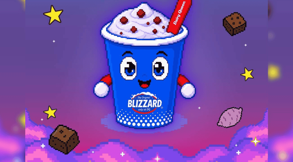 La colección incluye una malteada de taro, reconocible por su tono morado con matices rosados y su cubierta de crema batida. DQ