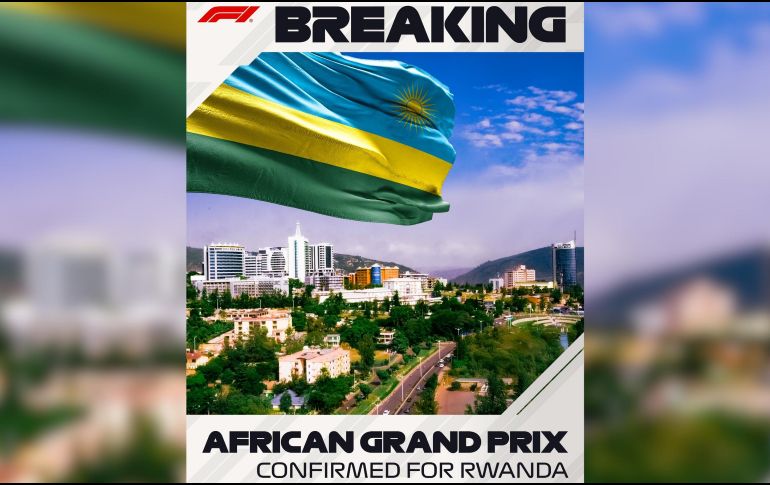 Ruanda se convierte en el primer nuevo país anfitrión confirmado para la F1 desde que Qatar y Arabia Saudita se incorporaron al calendario en 2021. X / @F1