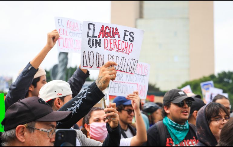 El conflicto se originó por una crisis de salud pública que afecta a cientos de colonias de la Zona Metropolitana de Guadalajara. EL INFORMADOR/J. Acosta