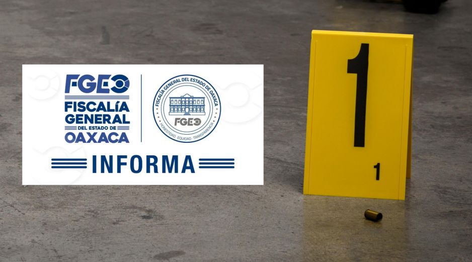 La FGEO informó que desplegó agentes de investigación y especialistas para realizar los peritajes correspondientes y determinar las circunstancias del homicidio. ESPECIAL / CANVA y FGEO