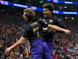 El Barcelona supo manejar las emociones y encontrar su mejor versión futbolística para golear 4-1 al Galatasaray. EFE / STRINGER