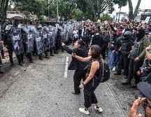 La movilización del 11 de octubre partió de La Minerva hacia Casa Jalisco para exigir soluciones a la mala calidad del agua. EL INFORMADOR/A. Navarro