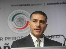 Omar García Harfuch se refirió a Amílcar Olán y los polémicos audios que lo relacionan con grupos criminales. SUN/L. Camacho