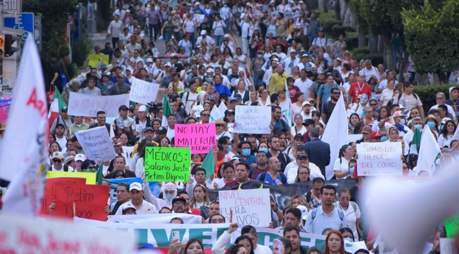 Zoé Robledo, director general del IMSS, señaló que una vez que se tengan los resultados, la institución y el sindicato tomarán acción. SUN / S. CADENA