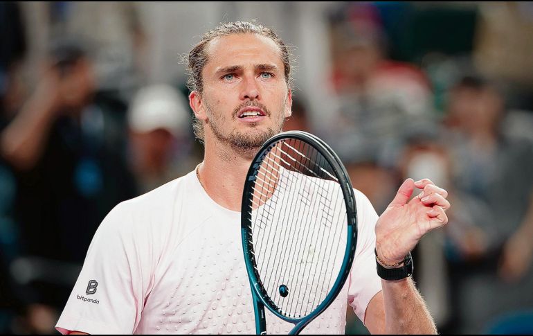Alexander Zverev venció a Alexander Bublik por 7-6 (6), 4-6 y 7-6 (1). EFE