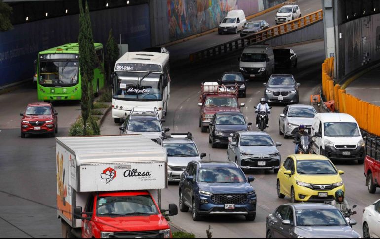El programa Hoy No Circula se aplica de las 5:00 a las 22:00 horas en todas las alcaldías de la Ciudad de México y en tres zonas conurbadas del Estado de México. SUN/K. Guerrero