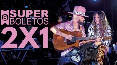 Superboletos tiene 16 conciertos en la Arena Guadalajara al 2x1 solo HOY 7 de octubre; entre ellos, boletos para Jesse & Joy. SUN / ARCHIVO