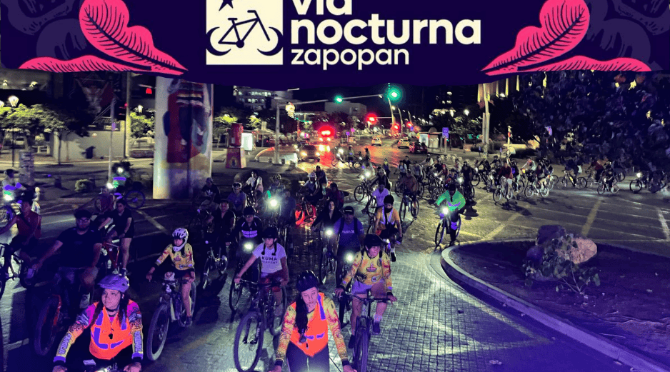 El próximo 29 de octubre, Zapopan celebrará el Día de Muertos con una rodada nocturna hacia el Mictlán. ESPECIAL/ Facebook/ Vía RecreActiva Zapopan
