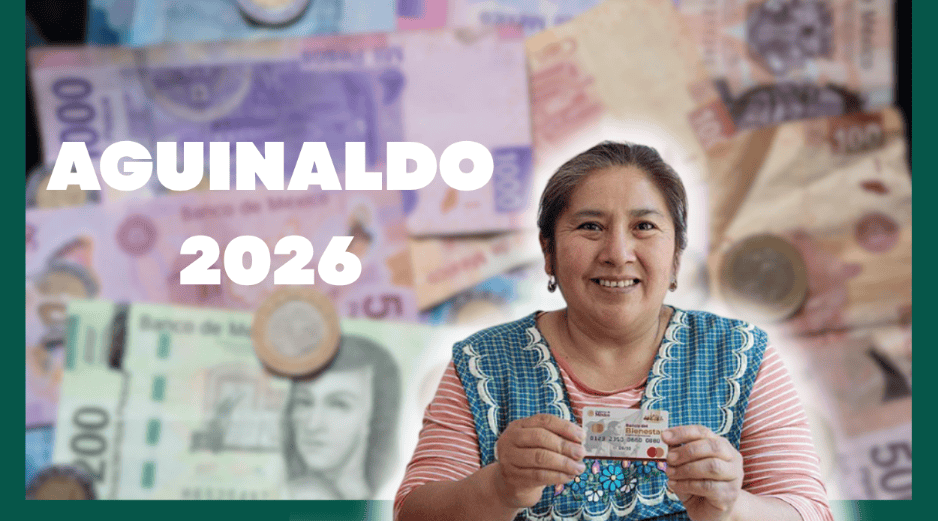 Conoce por qué los pensionados del IMSS e ISSSTE reciben aguinaldo en México, mientras que la Pensión del Bienestar no otorga esta prestación en 2026. ESPECIAL/Banco del Bienestar/Canva