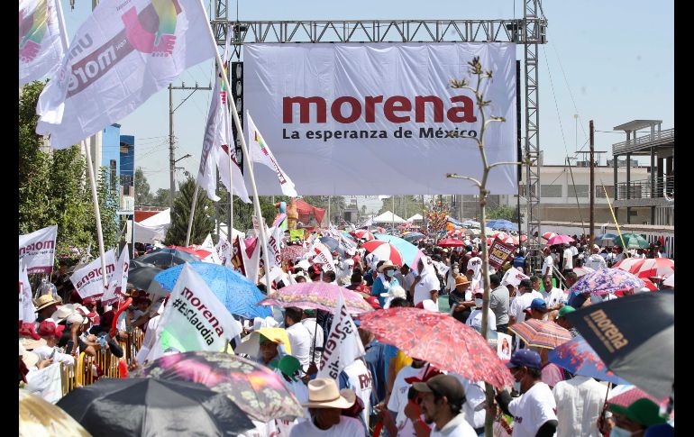 Con el mayor padrón entre los partidos nacionales, Morena enfrenta ahora el reto de consolidar su democracia interna. SUN/ARCHIVO