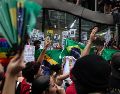 De acuerdo con la nueva encuesta, el índice de rechazo de ambos candidatos es similar, 54% de los electores se oponen a Bolsonaro y 53% a Lula. EFE / ARCHIVO