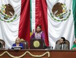 Clara Brugada explicó que hay varios proyectos para impulsar a la banca mexicana. SUN/C. Mejía