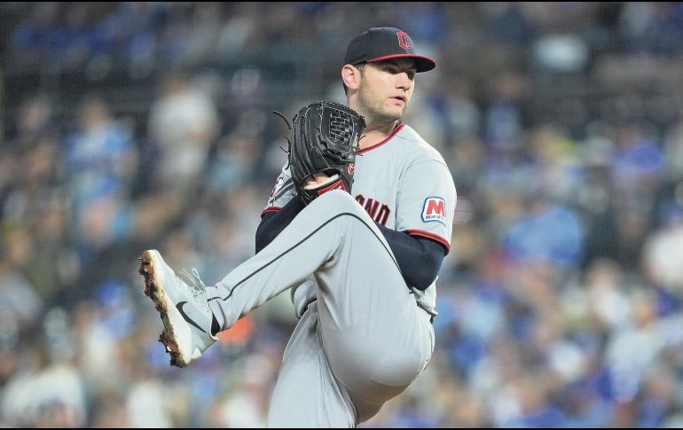 Gavin Williams, líder de ponches en la Liga Americana podría abrir el juego por Cleveland. El lanzador iniciará el tercer duelo. AFP