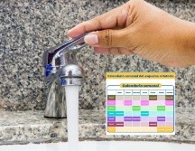 De acuerdo con el calendario del programa, los viernes corresponden las afectaciones a la Zona 1 y la Zona 6 del esquema de distribución. ESPECIAL / CANVA y SIAPA