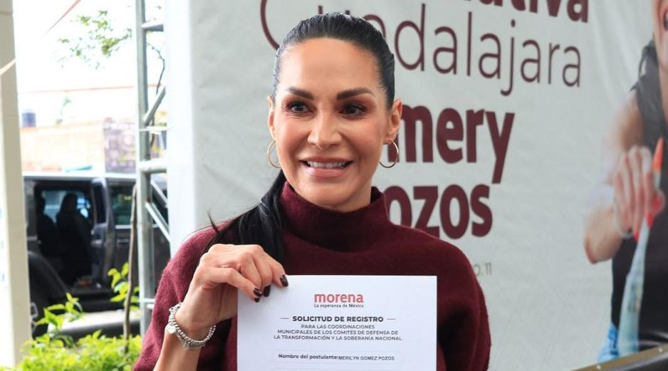 Mery Pozos obtuvo su acta de registro en espera de que Morena tome las decisiones debidas de cara a la contienda electoral de 2027. ESPECIAL