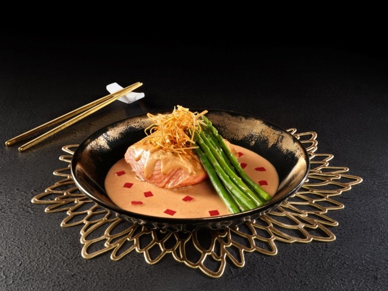 &nbsp;Salmón Curry / Foto: Cortesía