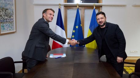 Zelenski y Macron mantienen una sólida relación bilateral que ha desatado toda clase de reacciones en el plano geopolítico. EFE/Presidencia de Ucrania