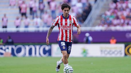Jordan Carrillo no ha logrado consolidarse en el esquema de Gabriel Milito y su participación con Chivas ha disminuido. IMAGO7.