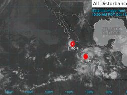El huracán “Trudy”, de categoría 1, amenaza las costas del Pacífico mexicano. EFE/NOAA