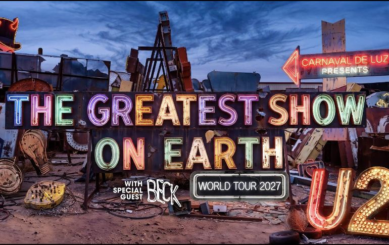 El anuncio coincide con el lanzamiento de 'The Greatest Show On Earth', el tercer sencillo del nuevo álbum de la legendaria banda dublinesa. ESPECIAL / OCESA
