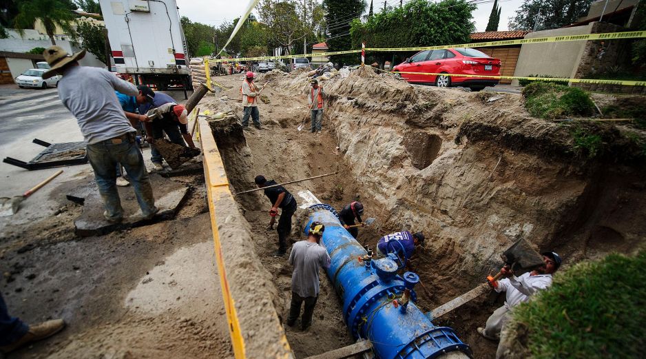 Más del 70% de las tuberías de la red de agua potable y alcantarillado de Guadalajara tienen más de 30 años de antigüedad. EL INFORMADOR/Archivo