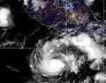 Trudy podría impactar el domingo como huracán categoría 3 o 2. AP/NOAA