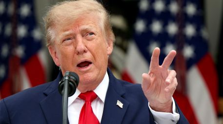 Preguntado sobre si considera el despliegue de tropas sobre el terreno en Irán, Trump aseguró que no. EFE/EPA/T. Brenner