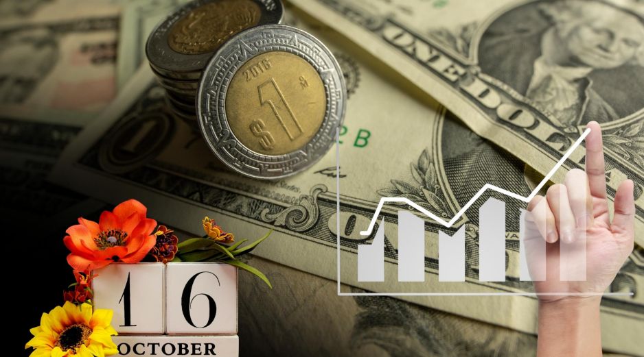 El avance del peso mexicano ocurre a la par de un debilitamiento del dólar estadounidense, en una jornada marcada por las expectativas sobre las decisiones de política monetaria de la Fed. ESPECIAL / CANVA