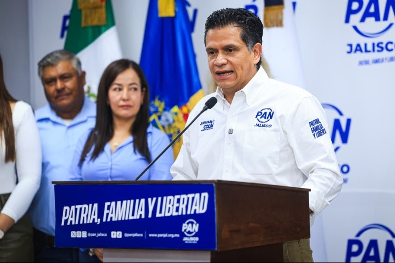 &nbsp;Juan Pablo Colín, líder del PAN en Jalisco. EL INFORMADOR / J. Acosta