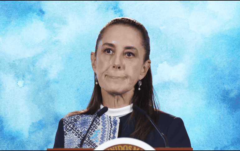 Sheinbaum se limitó a responder que la CNDH ya está haciendo su investigación por la represión registrada en Jalisco.  EFE / ARCHIVO