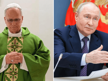 Putin le deseó al Papa León XIV buena salud y una pronta recuperación. EFE / Vaticano / EFE / ARCHIVO