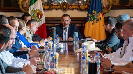 En la reunión participaron representantes de diversas dependencias estatales de seguridad y el Gobierno de Jalisco. ESPECIAL