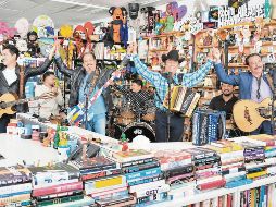 Los Tigres del Norte. La agrupación protagonizó una sesión de Tiny Desk de NPR Music, en la que reivindicó la identidad migrante. ESPECIAL