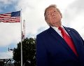 Trump aseguró que se han construido más de tres mil 200 kilómetros de muro fronterizo, aunque la cifra no es oficial. EFE/Y. Gripas