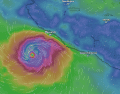 De acuerdo con la Secretaría de Marina (Semar), dicho fenómeno meteorológico se encuentra aproximadamente a 229 kilómetros al sur de Manzanillo, Colima. WINDY