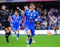 El juvenil Rogelio González marcó el quinto gol del Cruz Azul, que presentó una alineación alternativa. IMAGO7/A. Chávez