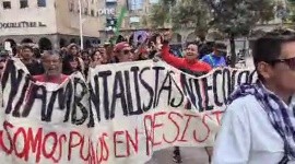 Llega contingente de Parque Rojo