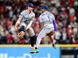 Los Rays dominaron desde el inicio con un sólido pitcheo y dejaron a los Guardians al borde de la eliminación. AFP.