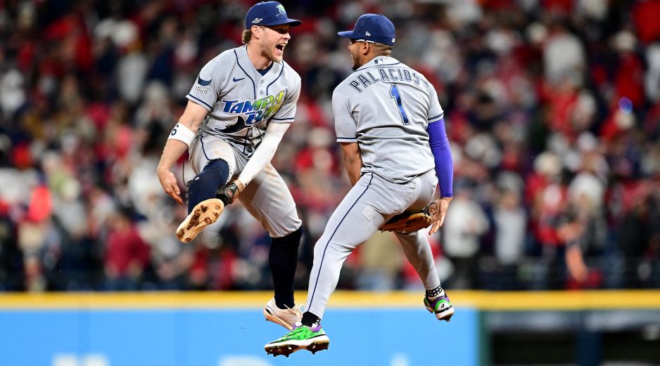 Los Rays dominaron desde el inicio con un sólido pitcheo y dejaron a los Guardians al borde de la eliminación. AFP.