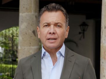 Pablo Lemus reconoció la participación ciudadana en la marcha por Agua Limpia, pero condenó los actos vandálicos registrados al finalizar. ESPECIAL.