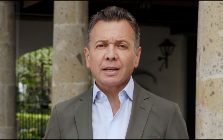 Pablo Lemus reconoció la participación ciudadana en la marcha por Agua Limpia, pero condenó los actos vandálicos registrados al finalizar. ESPECIAL.